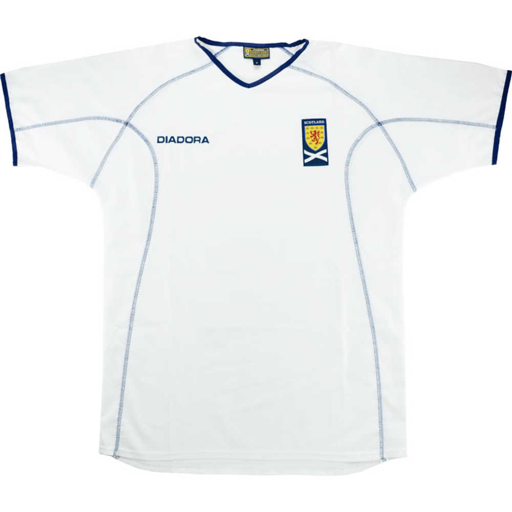 2003-05 Scotland Diadora Training Shirt (Excellent) S