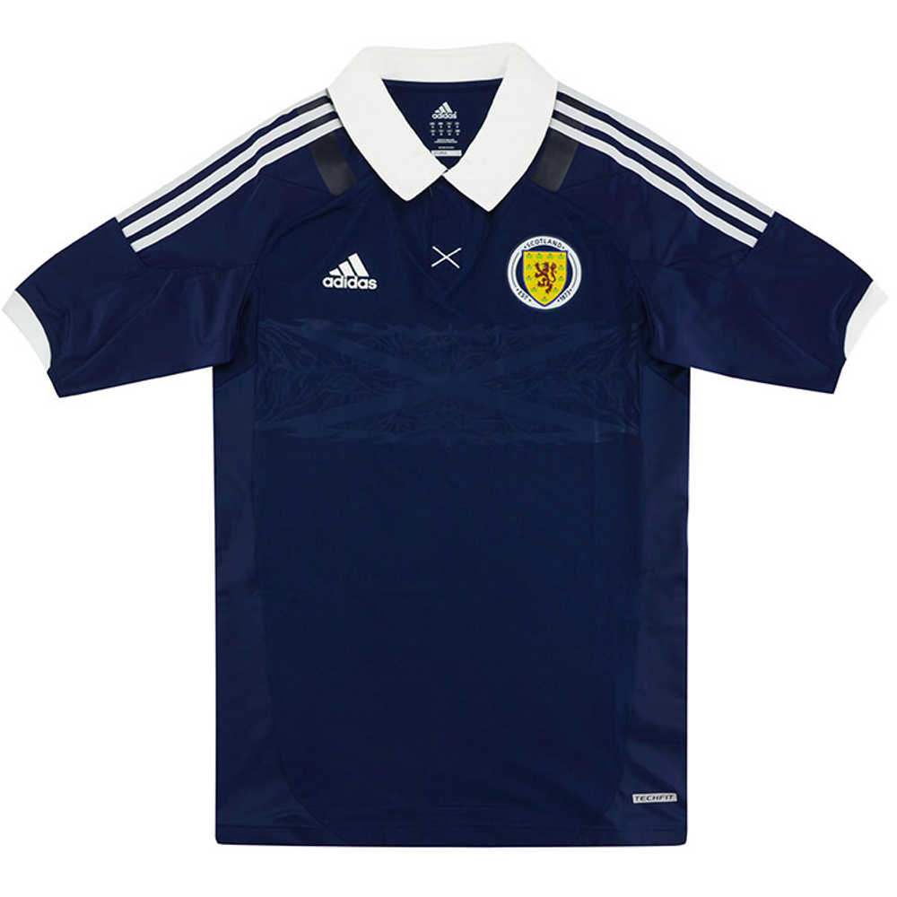 2011-13 Scotland Techfit Player Issue Home Shirt (Very Good) S