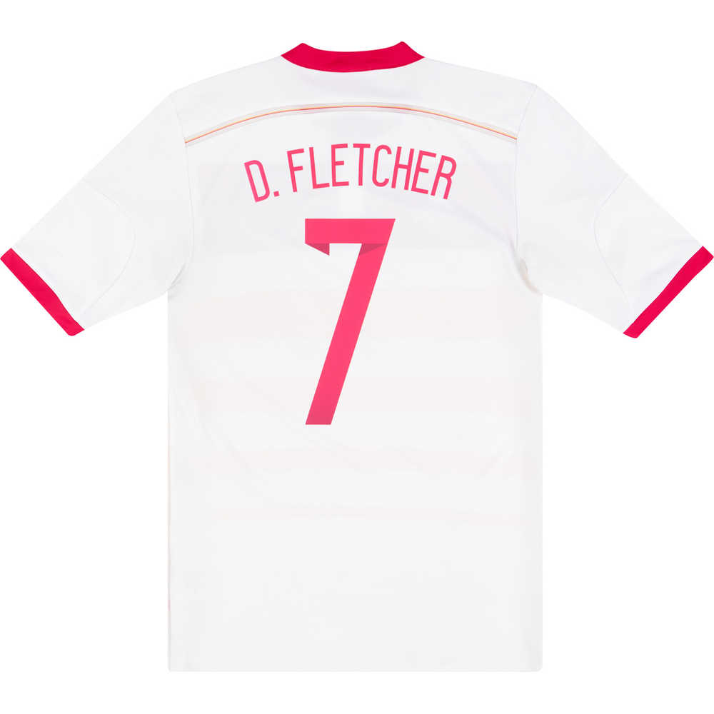 2014-15 Scotland Away Shirt D.Fletcher #7 (Very Good) S