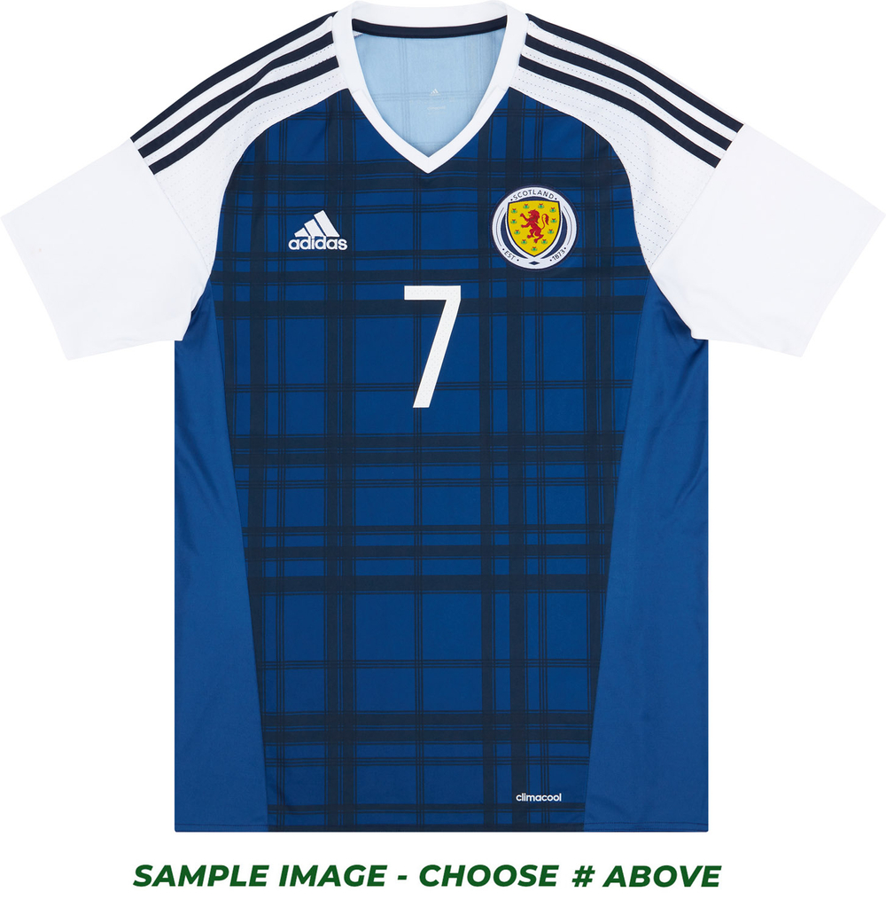 2016-17 Scotland Player Issue Home Shirt # (Excellent) M-Scotland Names & Numbers Player Issue View All Clearance Euro 2020
