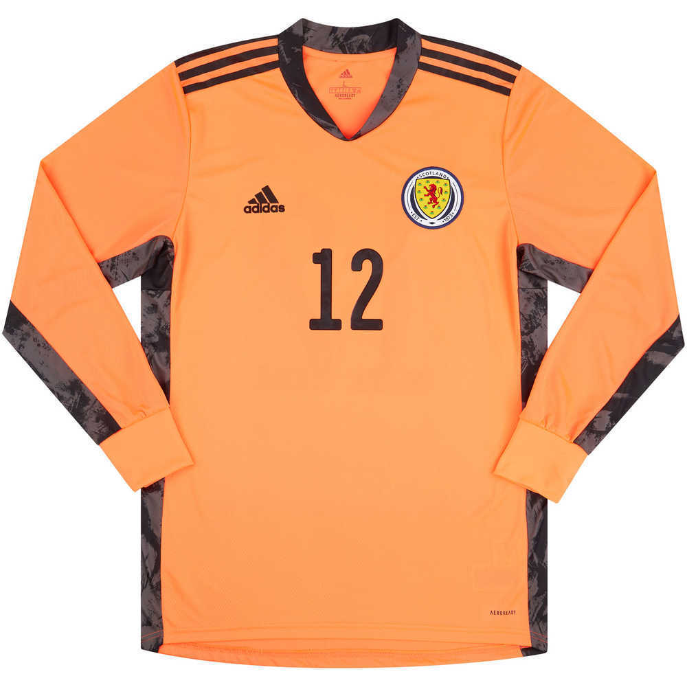 2020-21 Scotland GK Shirt #12 (Excellent)