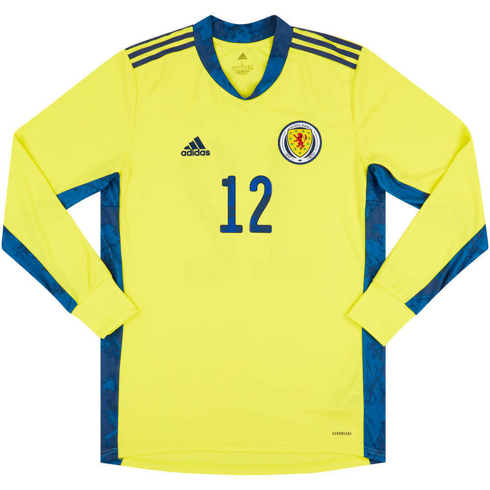 2020-21 Scotland GK Shirt #12 (Excellent)