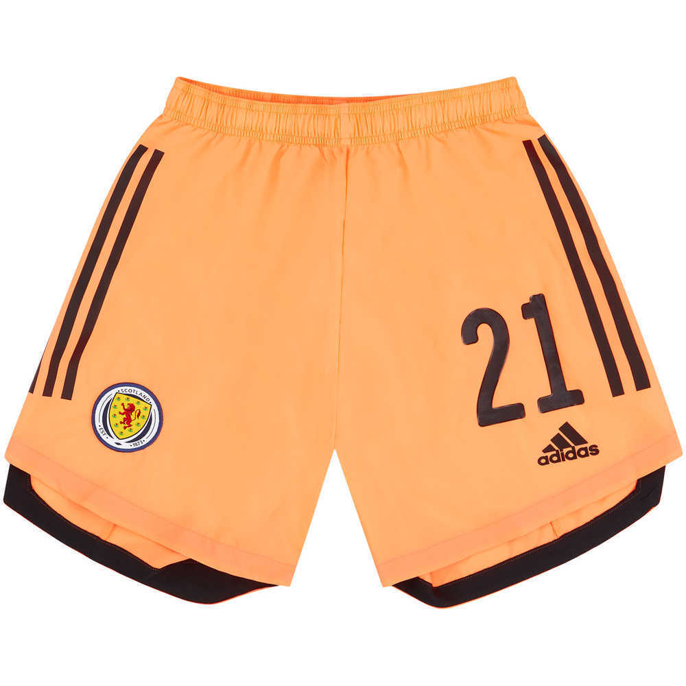 2020-21 Scotland GK Shorts #21 *As New*