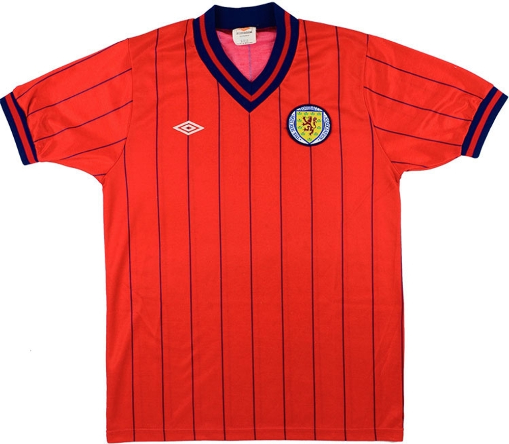 1982-85 Scotland Away Shirt (Excellent) M-Scotland Spain 1982