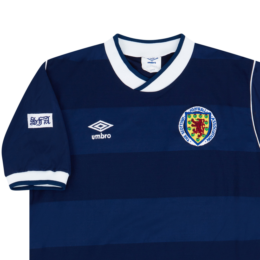 1985-88 Scotland Match Issue Home Shirt #15 (MacLeod)