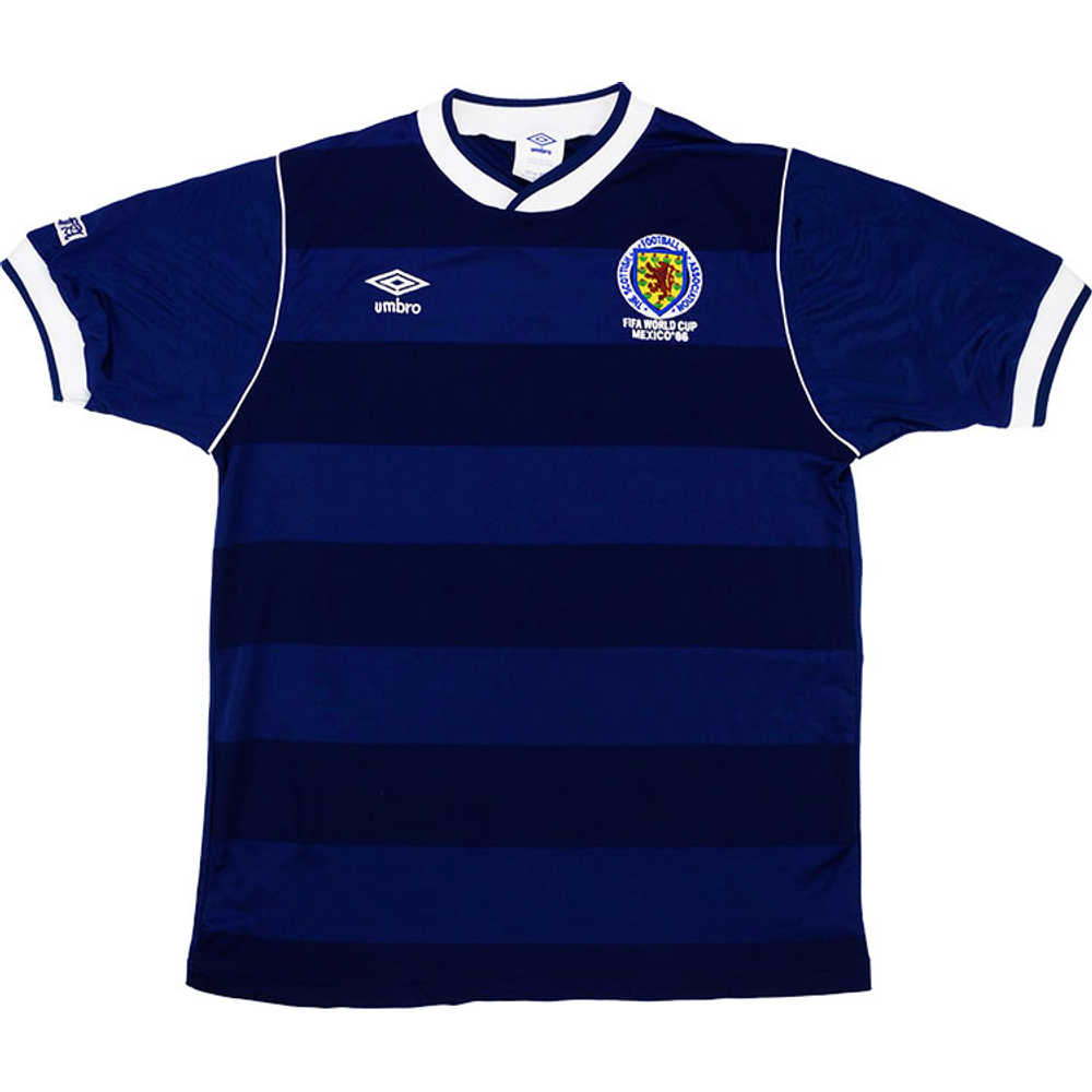 1985-88 Scotland Home 'Mexico 86' Shirt (Excellent) S