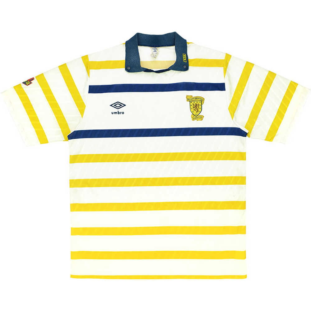 1988-91 Scotland Away Shirt (Excellent) L