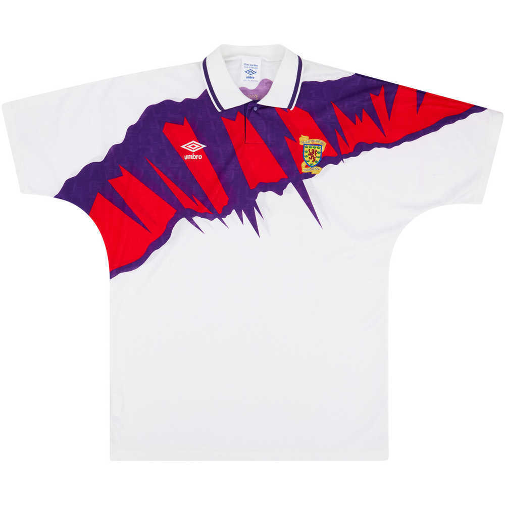 1991 Scotland Match Issue Away Shirt #15 (MacLeod)