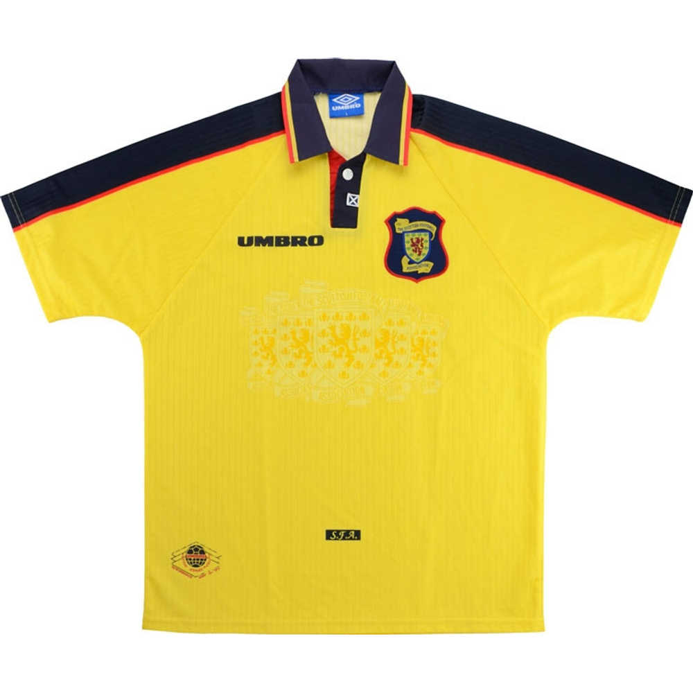 1996-99 Scotland Away Shirt (Excellent) XL