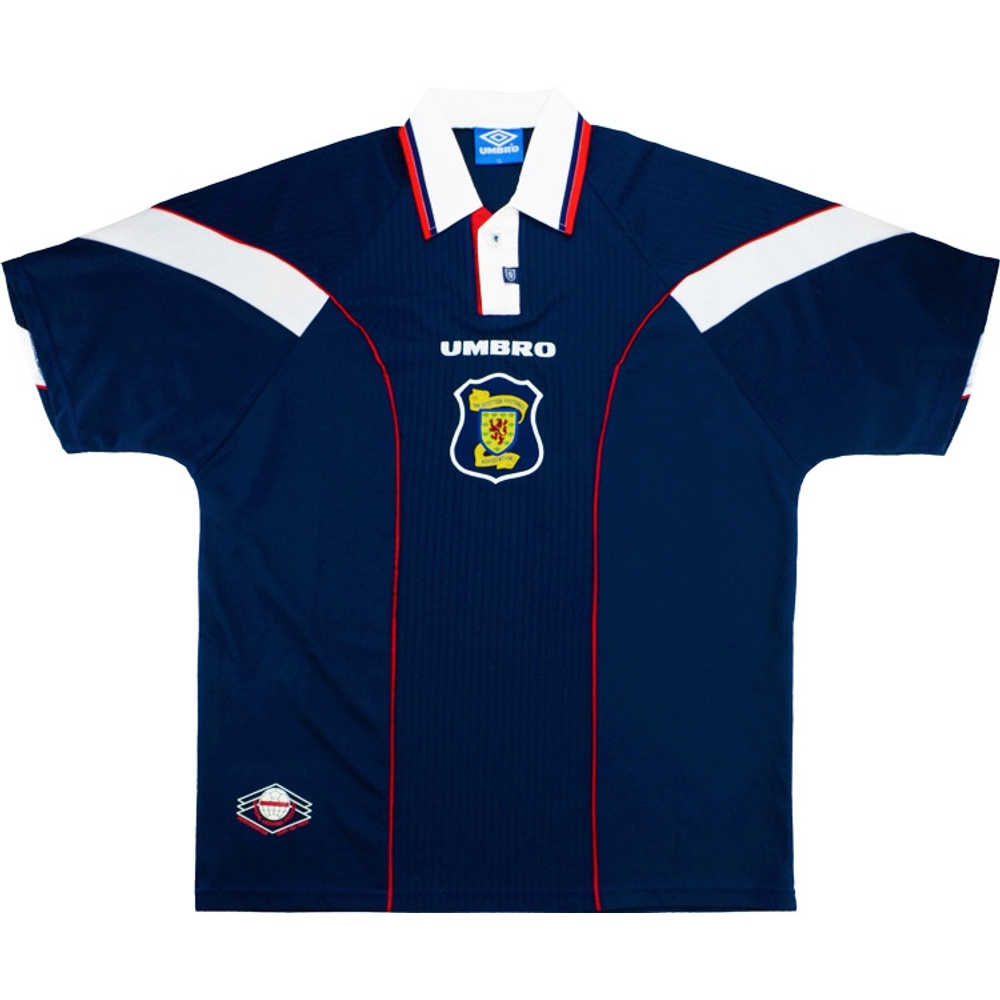 1996-98 Scotland Home Shirt (Very Good) L