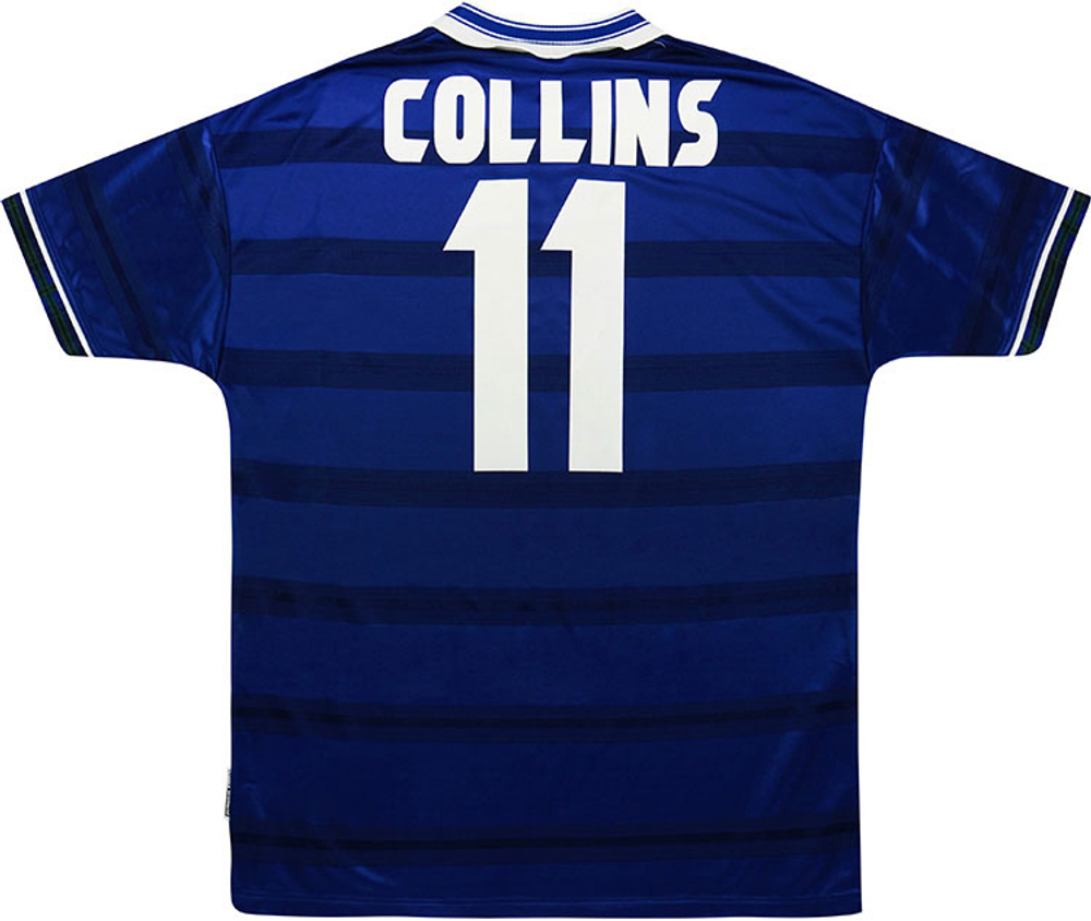 1998-00 Scotland Home Shirt Collins #11 (Excellent) XL-Scotland Names & Numbers France 1998 Cult Heroes