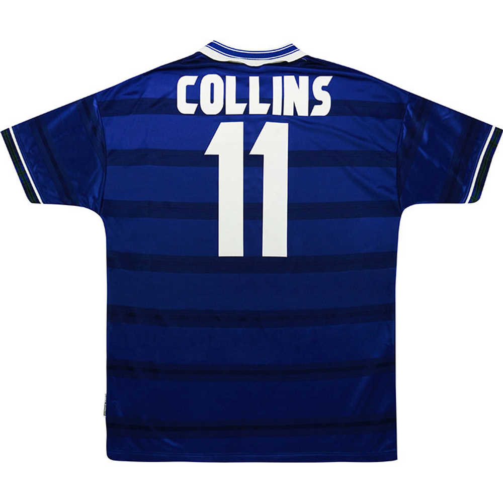 1998-00 Scotland Home Shirt Collins #11 (Excellent) M