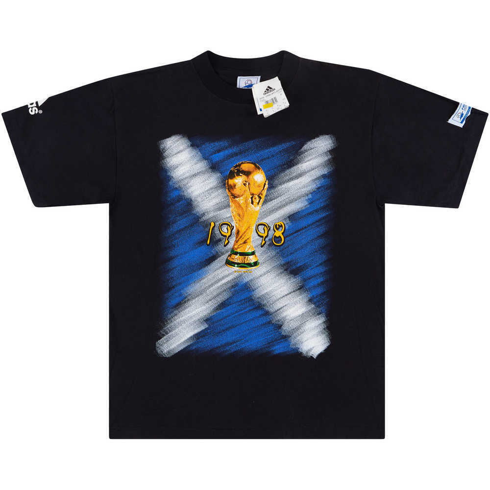 1998 FIFA World Cup Adidas Scotland Fan Tee *w/Tags* S