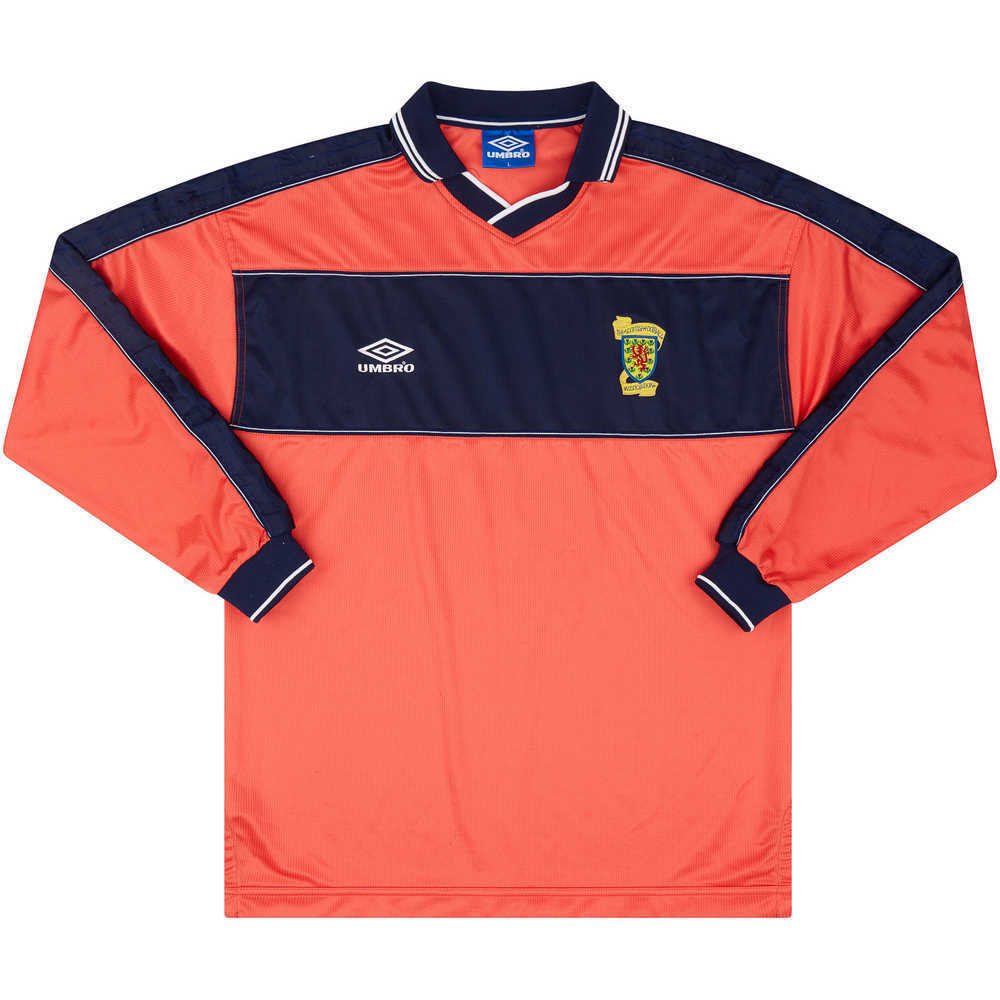 1999-00 Scotland Away L/S Shirt (Excellent) L