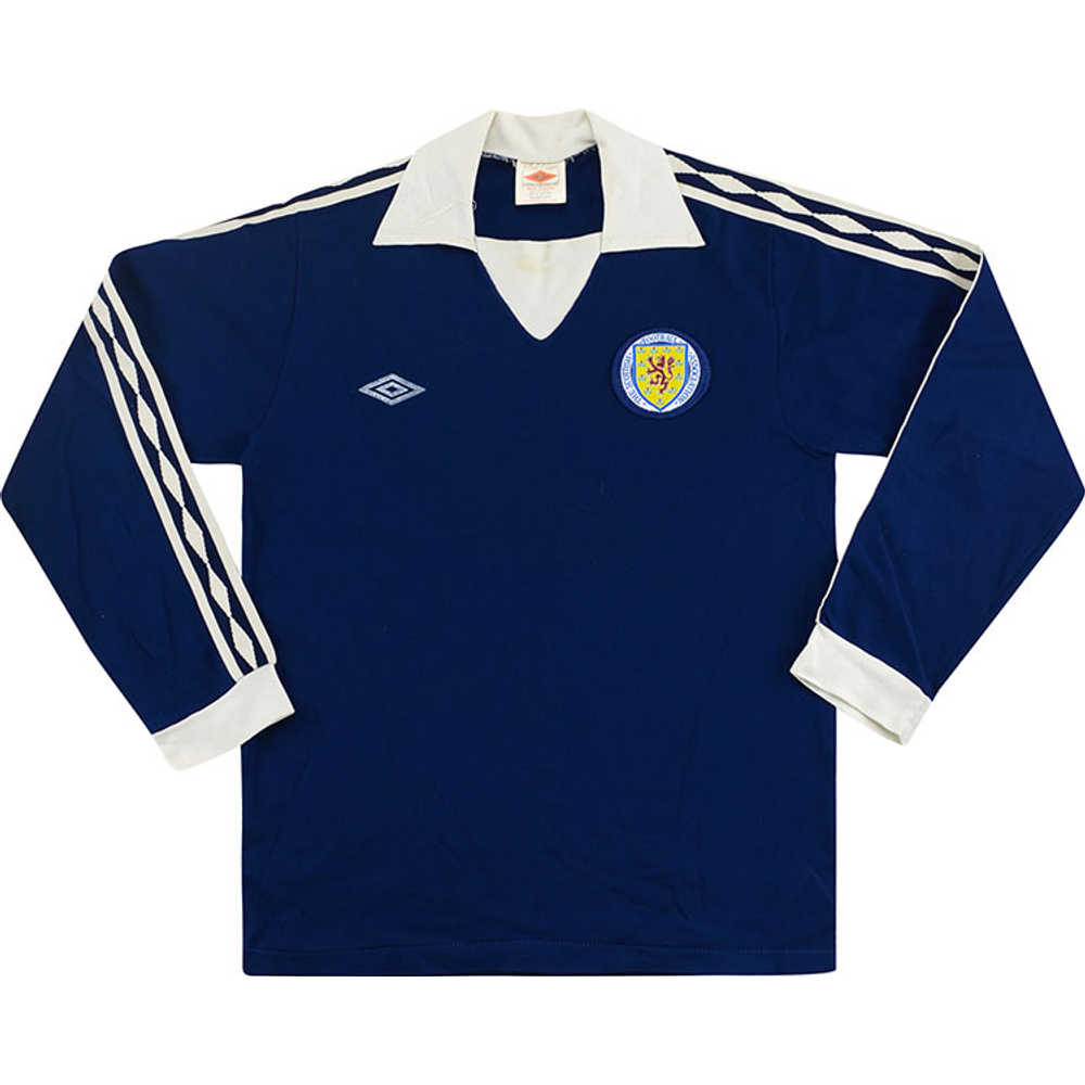 1976-79 Scotland Home L/S Shirt (Excellent) S