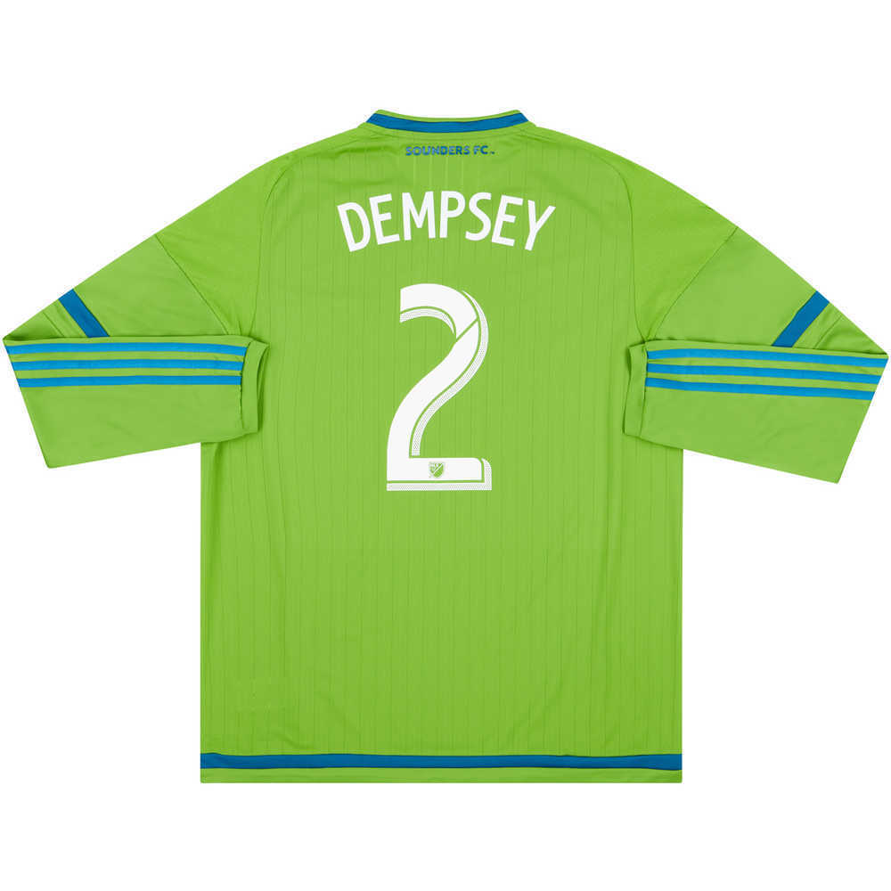 2015 Seattle Sounders Adizero Player Issue Home Shirt Dempsey #2 (Excellent) XL