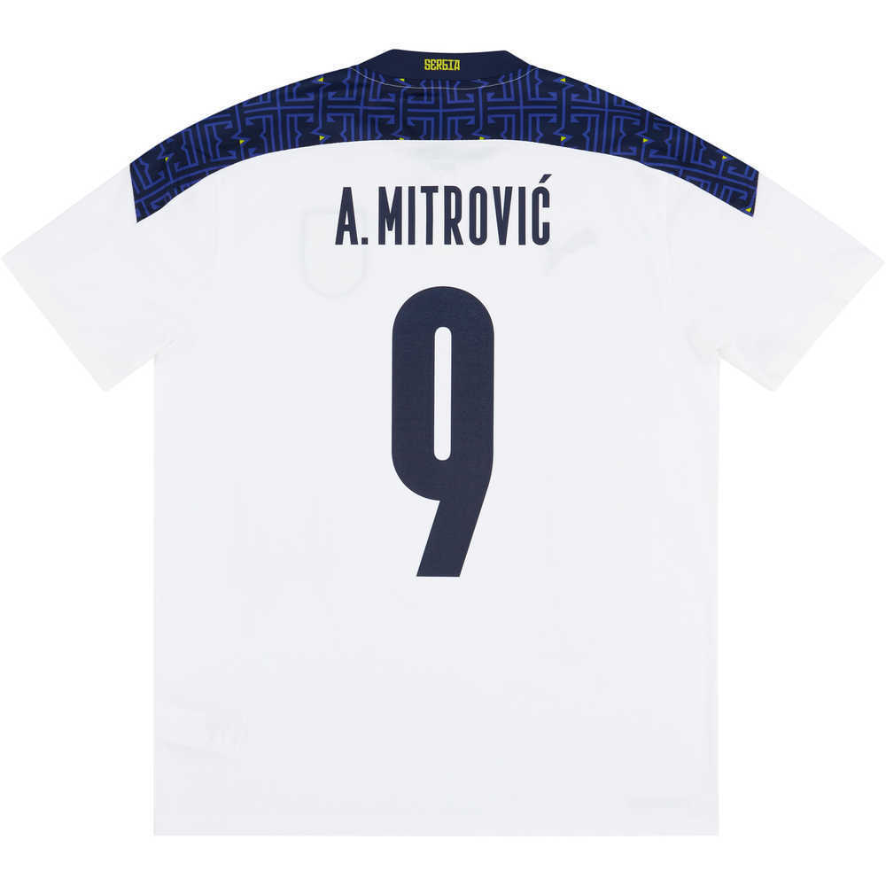 2020-21 Serbia Away Shirt Mitrović #9 *w/Tags*