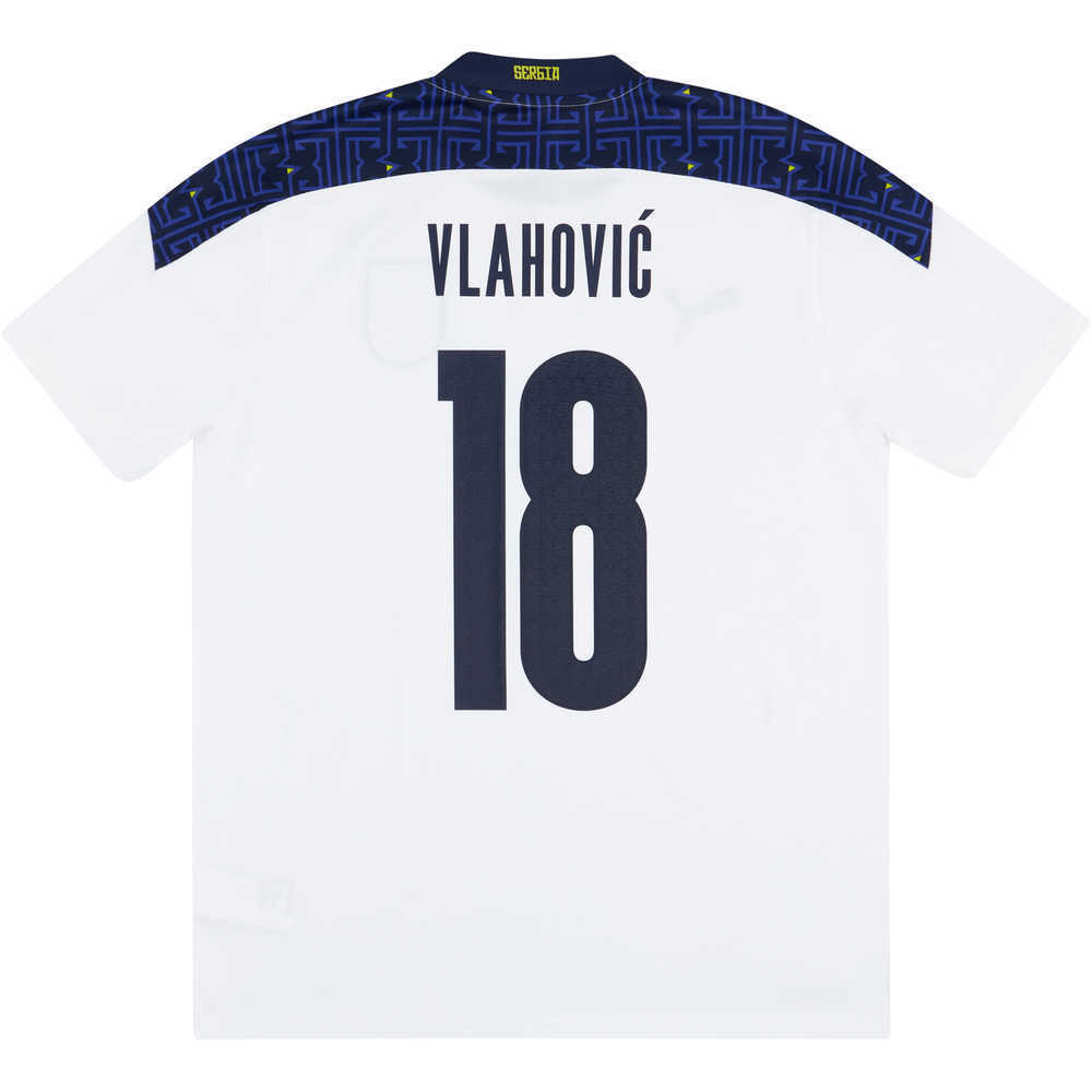 2020-21 Serbia Away Shirt Vlahović #18 *w/Tags*