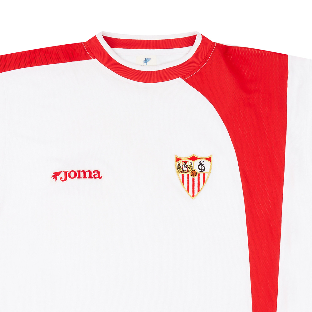 2004-05 Sevilla Home L/S Shirt (Excellent) L-Sevilla New Products