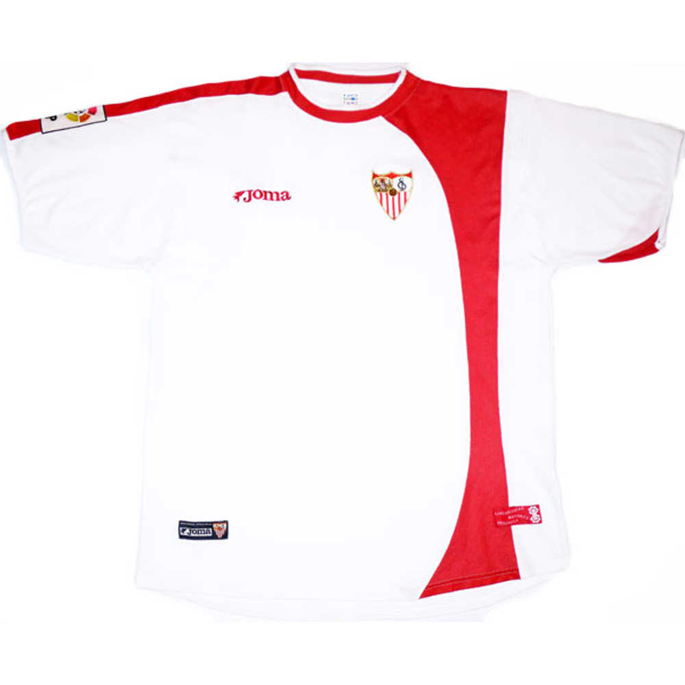 2004-05 Sevilla Home Shirt (Very Good) L