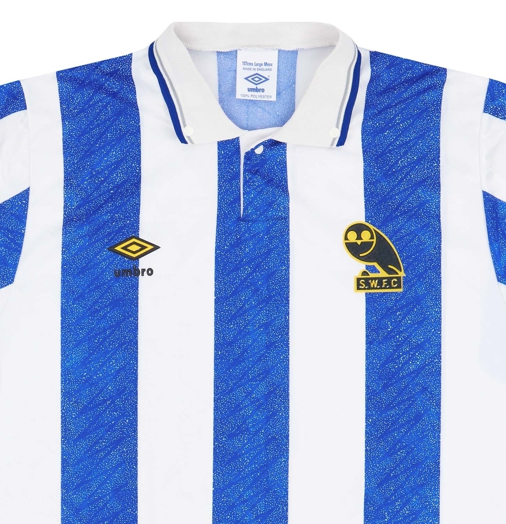 1989-91 Sheffield Wednesday Home Shirt (Excellent) S-Sheffield Wednesday New In Classic
