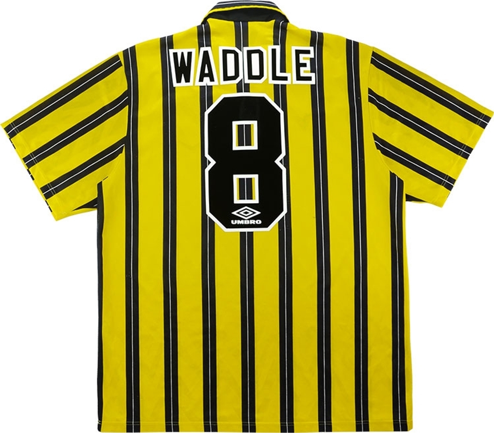1992-93 Sheffield Wednesday Away Shirt Waddle #8 (Very Good) S-Names & Numbers Sheffield Wednesday Legends