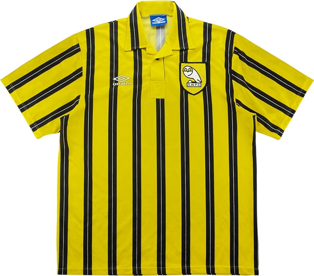 1992-93 Sheffield Wednesday Away Shirt Waddle #8 (Excellent) L-Names & Numbers Sheffield Wednesday Legends