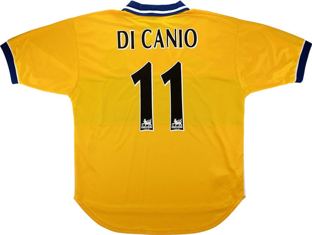 1998-00 Sheffield Wednesday Away Shirt Di Canio #11 (Excellent) L-Names & Numbers Sheffield Wednesday Legends