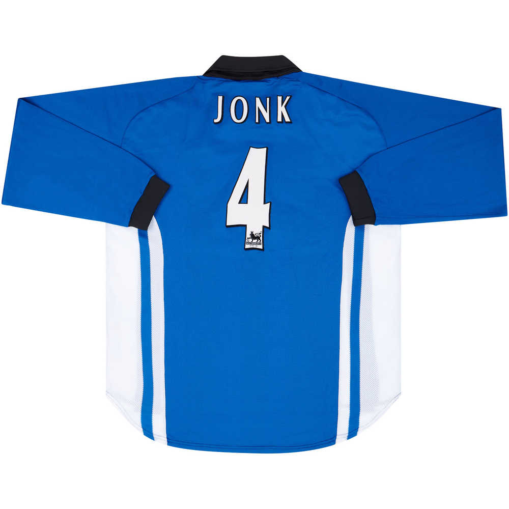 1999-00 Sheffield Wednesday Home L/S Shirt Jonk #4 (Excellent) XL