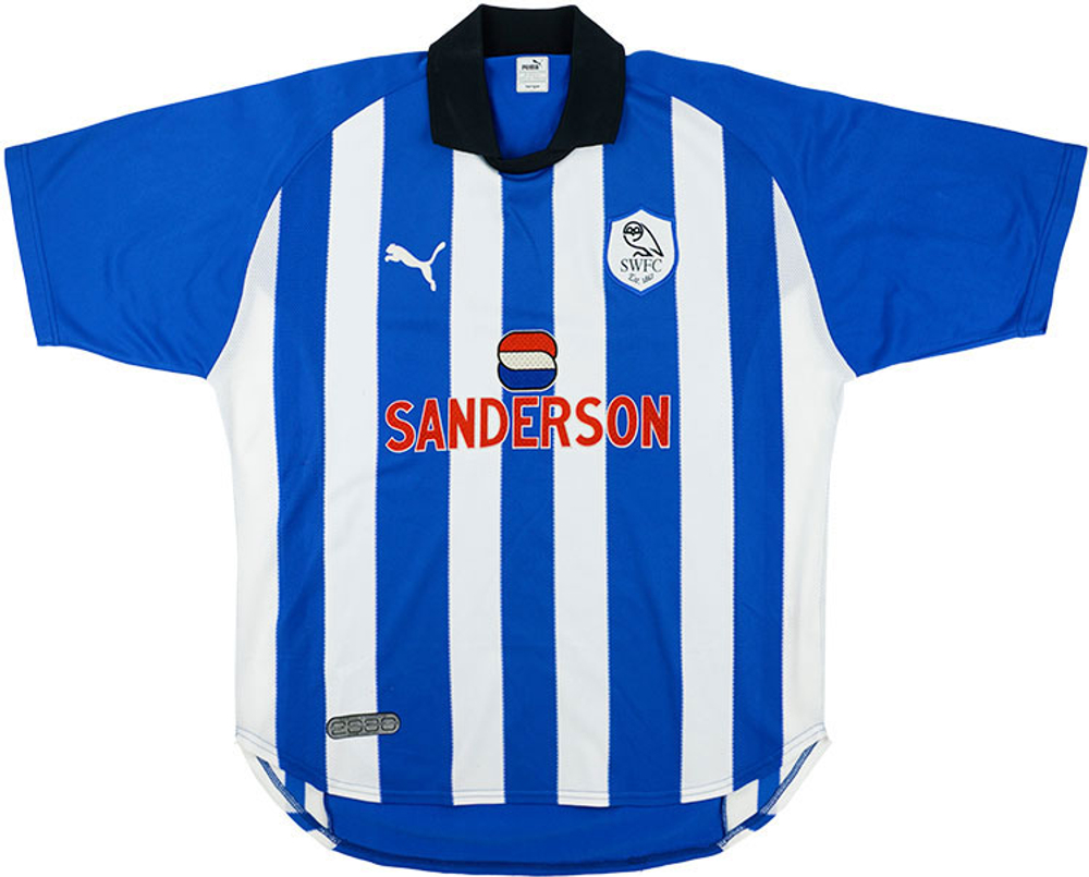1999-00 Sheffield Wednesday Home Shirt Carbone #8 (Very Good) L-Specials Names & Numbers Sheffield Wednesday Cult Heroes