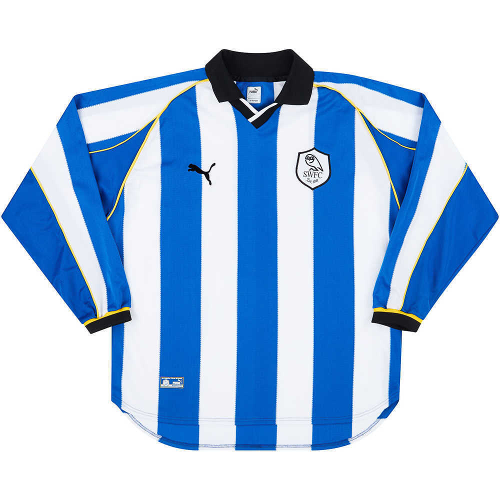 2000-01 Sheffield Wednesday Home L/S Shirt (Excellent) XL