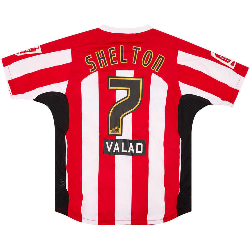2007-08 Sheffield United Match Issue Home Shirt Shelton #7