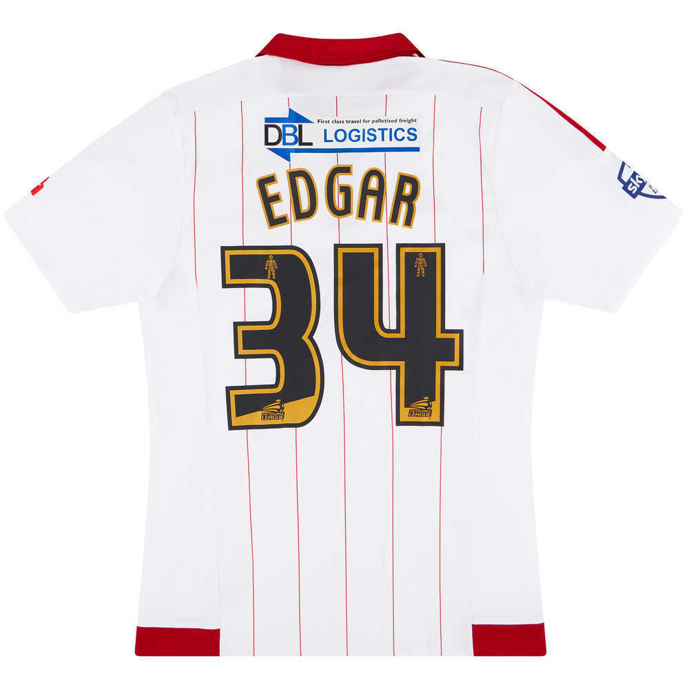 2015-16 Sheffield United Home Shirt Edgar #34 (Very Good) M