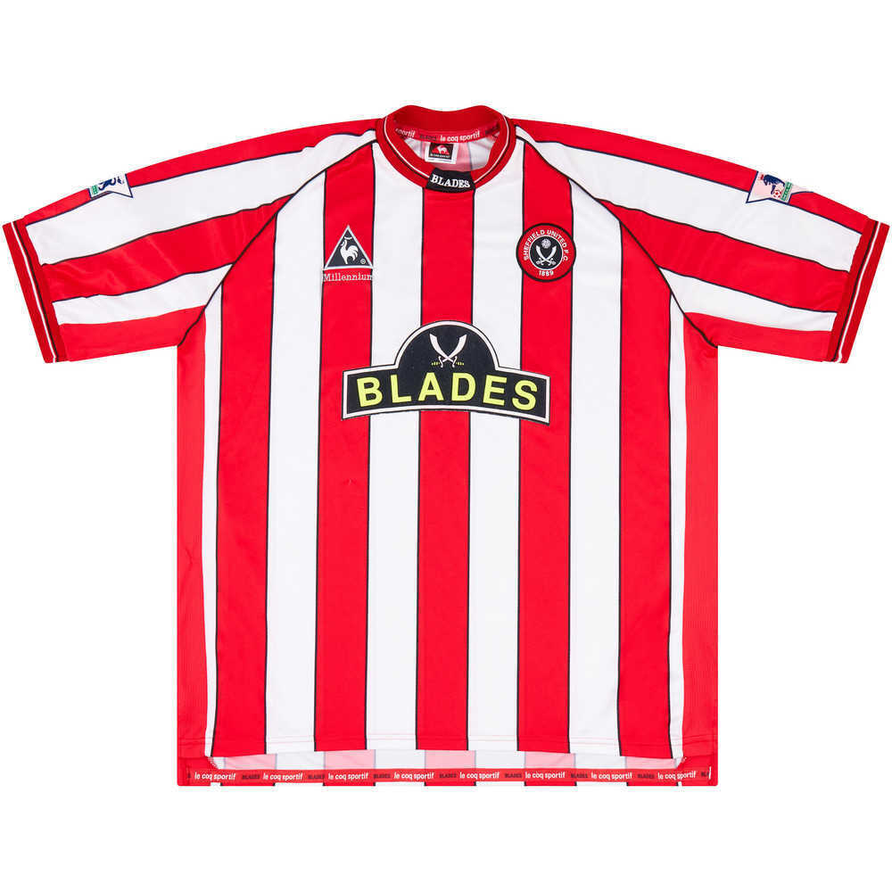 1999-00 Sheffield United Home Shirt (Excellent) XL