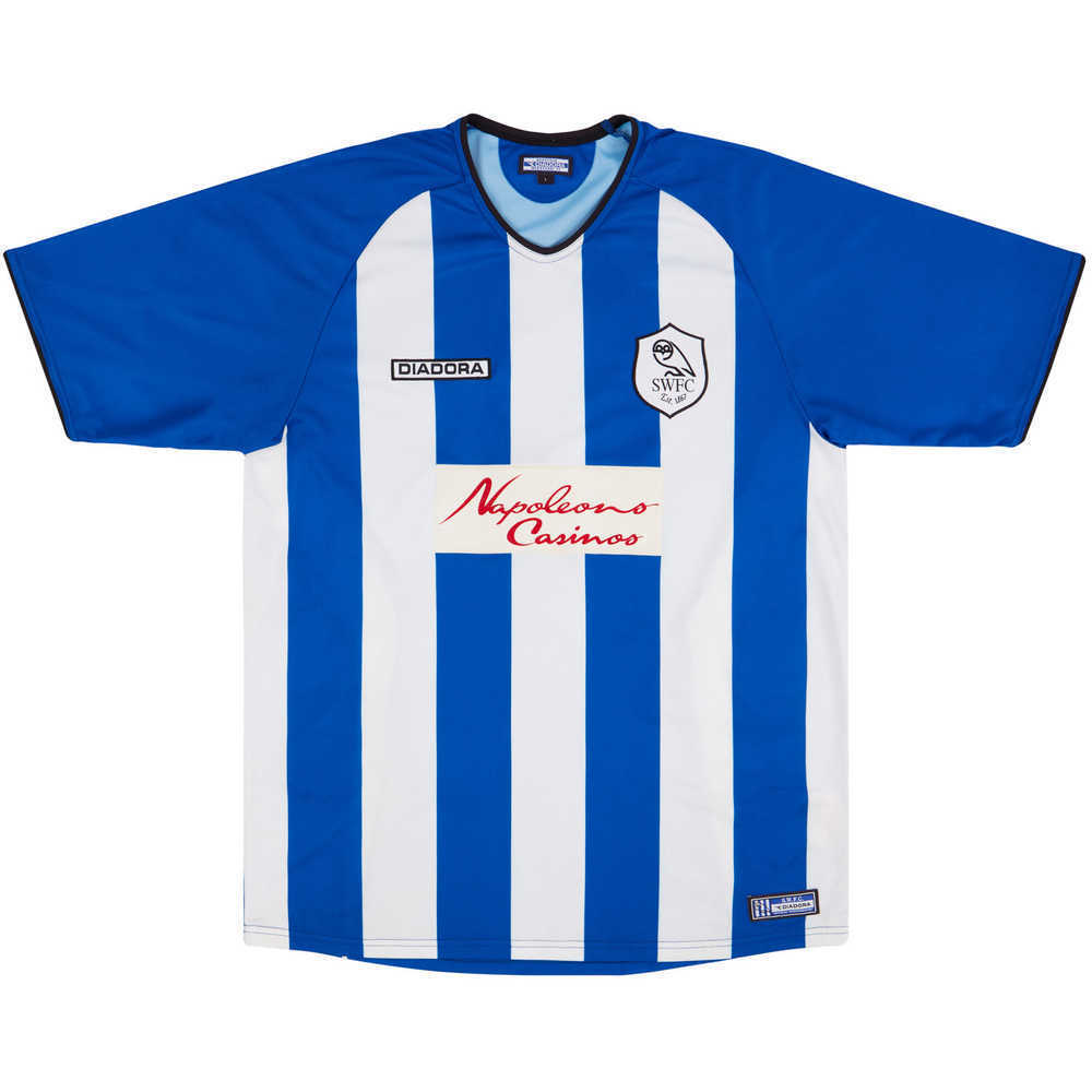2003-05 Sheffield Wednesday Home Shirt (Excellent) XL
