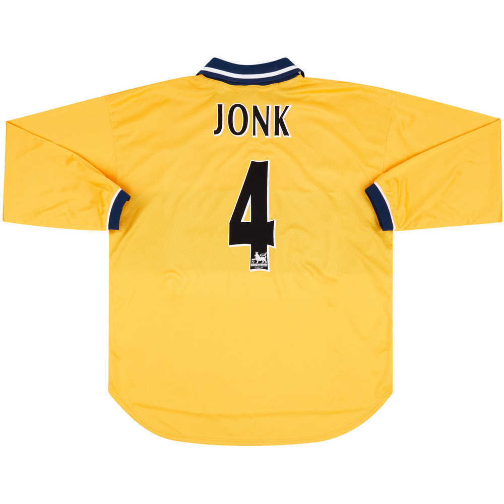 1998-00 Sheffield Wednesday Away L/S Shirt Jonk #4 (Very Good) XL