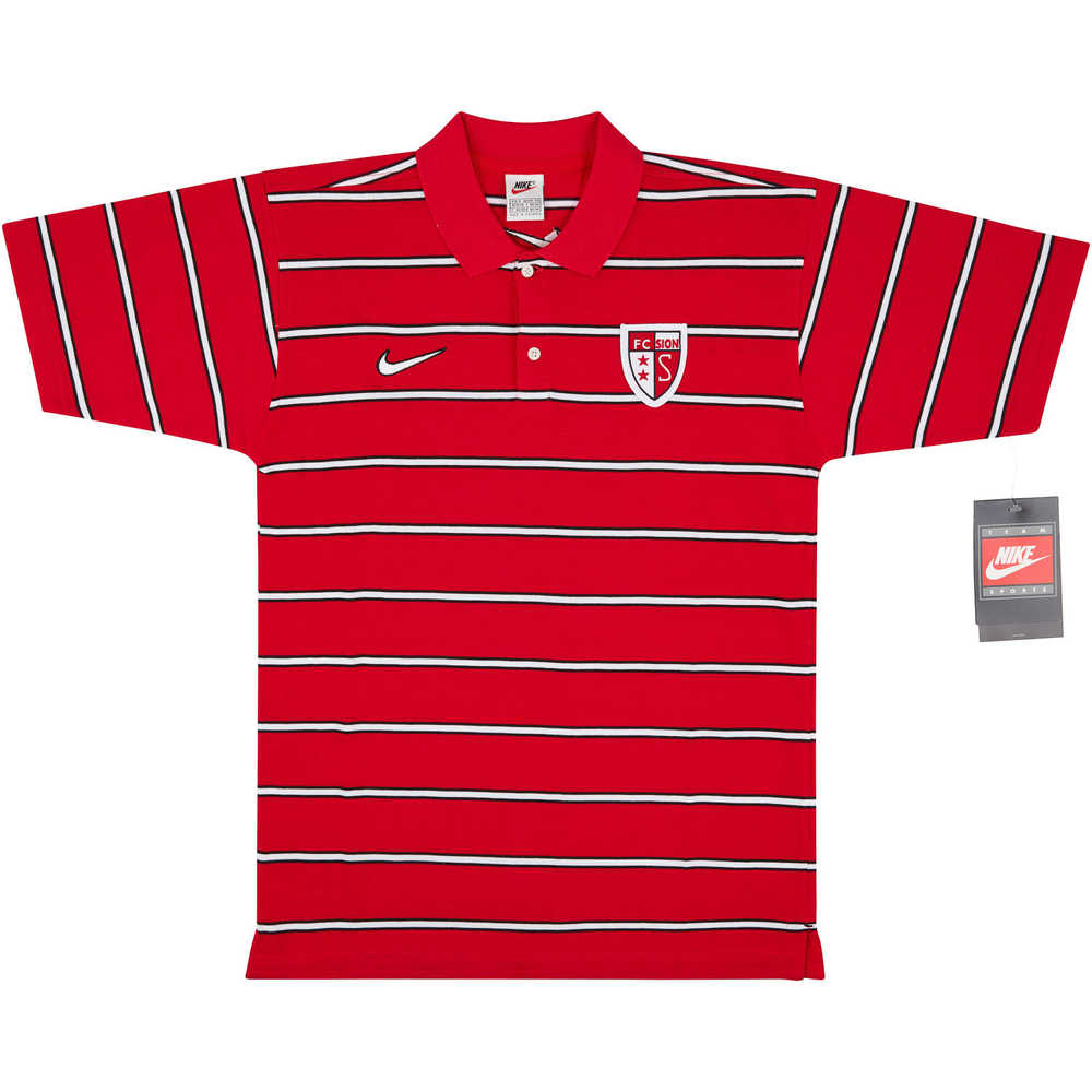 1998-00 FC Sion Nike Polo T-Shirt *BNIB* S