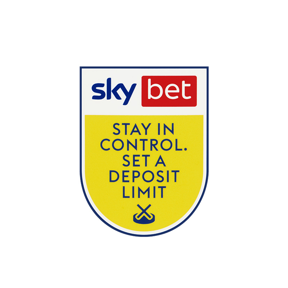 2020-21 Sky Bet EFL 'Stay In Control' Player Issue Patch -Birmingham Blackburn Blackpool Bolton Stoke City Sunderland Wigan  Championship  League One  League Two Accrington Stanley Bradford City Burton Albion Cheltenham Crewe Alexandra Gillingham Lincoln City Morecambe Northampton Oxford United Port Vale Rotherham Shrewsbury Town Southend Stevenage Borough Wycombe Wanderers Barnsley Bristol City Cardiff Coventry Derby Hull City Ipswich Doncaster Rovers Middlesbrough Millwall Norwich City Portsmouth Nottingham Forest Reading Preston North End QPR Scunthorpe Swansea City Watford Bournemouth Brentford Bristol Rovers Carlisle Charlton Colchester Exeter City Huddersfield Leyton Orient MK Dons Oldham Athletic Peterborough Plymouth Argyle Rochdale Sheffield Wednesday Swindon Town Tranmere Rovers Walsall Luton Town Grimsby Town Mansfield Town Cambridge United Wimbledon Player Issue Crawley Town Fleetwood Town Newport County Printing & Patches 
