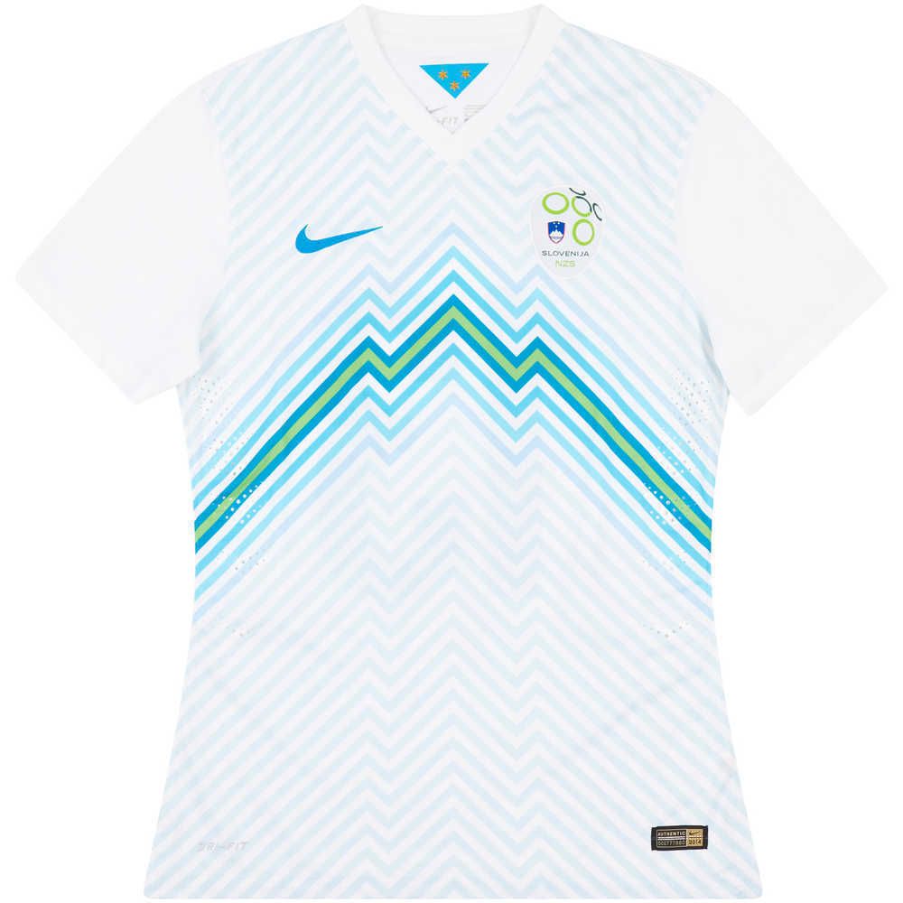 2014-15 Slovenia Match Issue Home Shirt #13