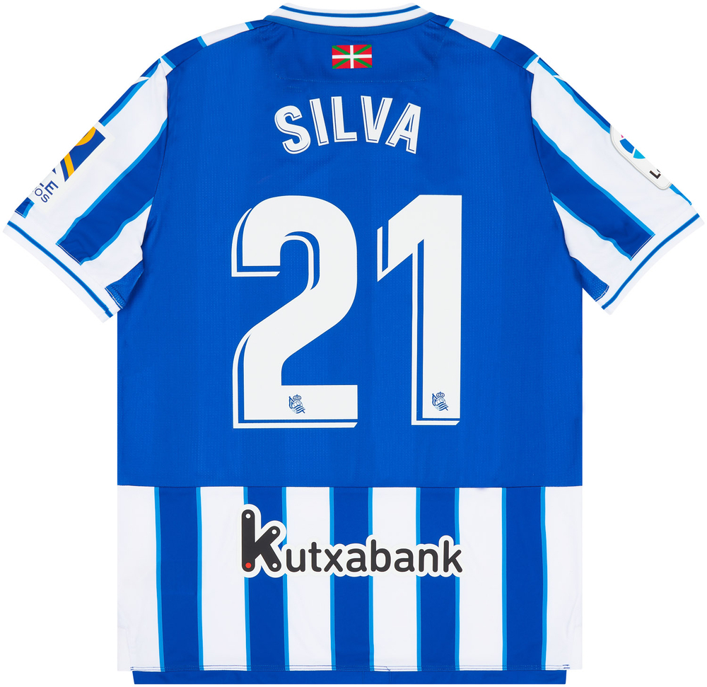 2020-21 Real Sociedad Home Shirt Silva #21 *w/Tags* 