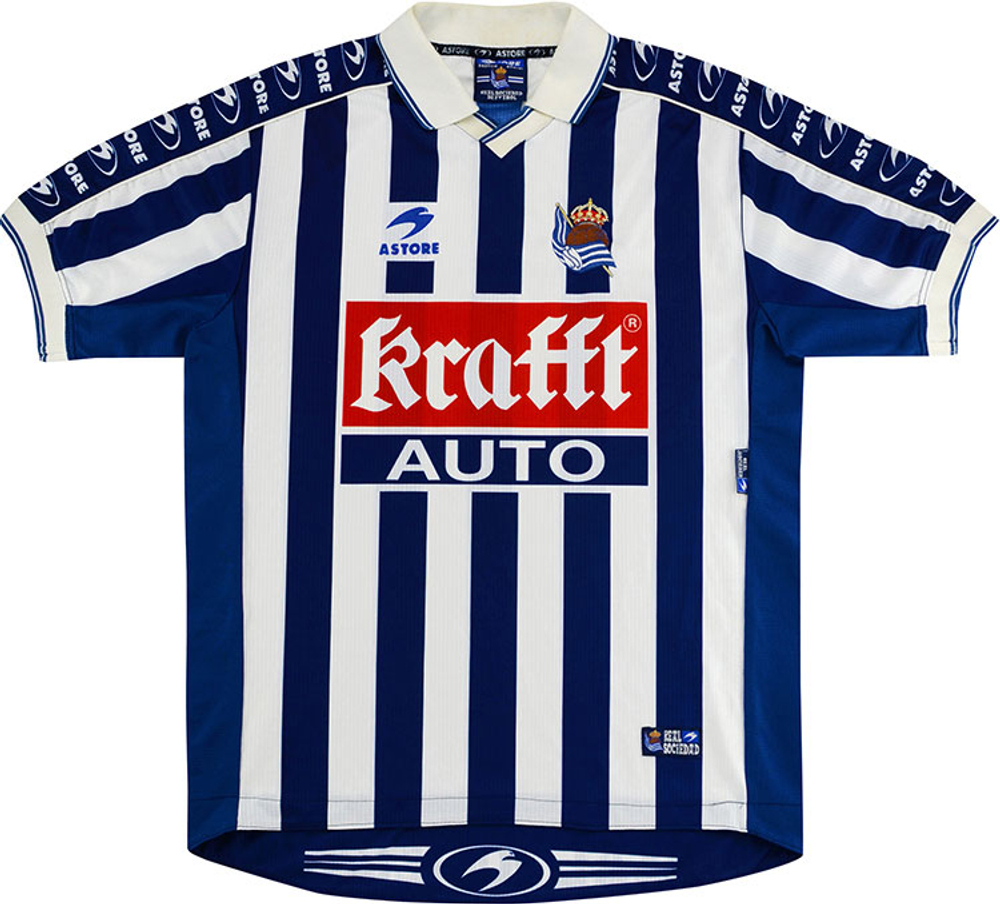 1995-96 Real Sociedad Home Shirt (Excellent) XL