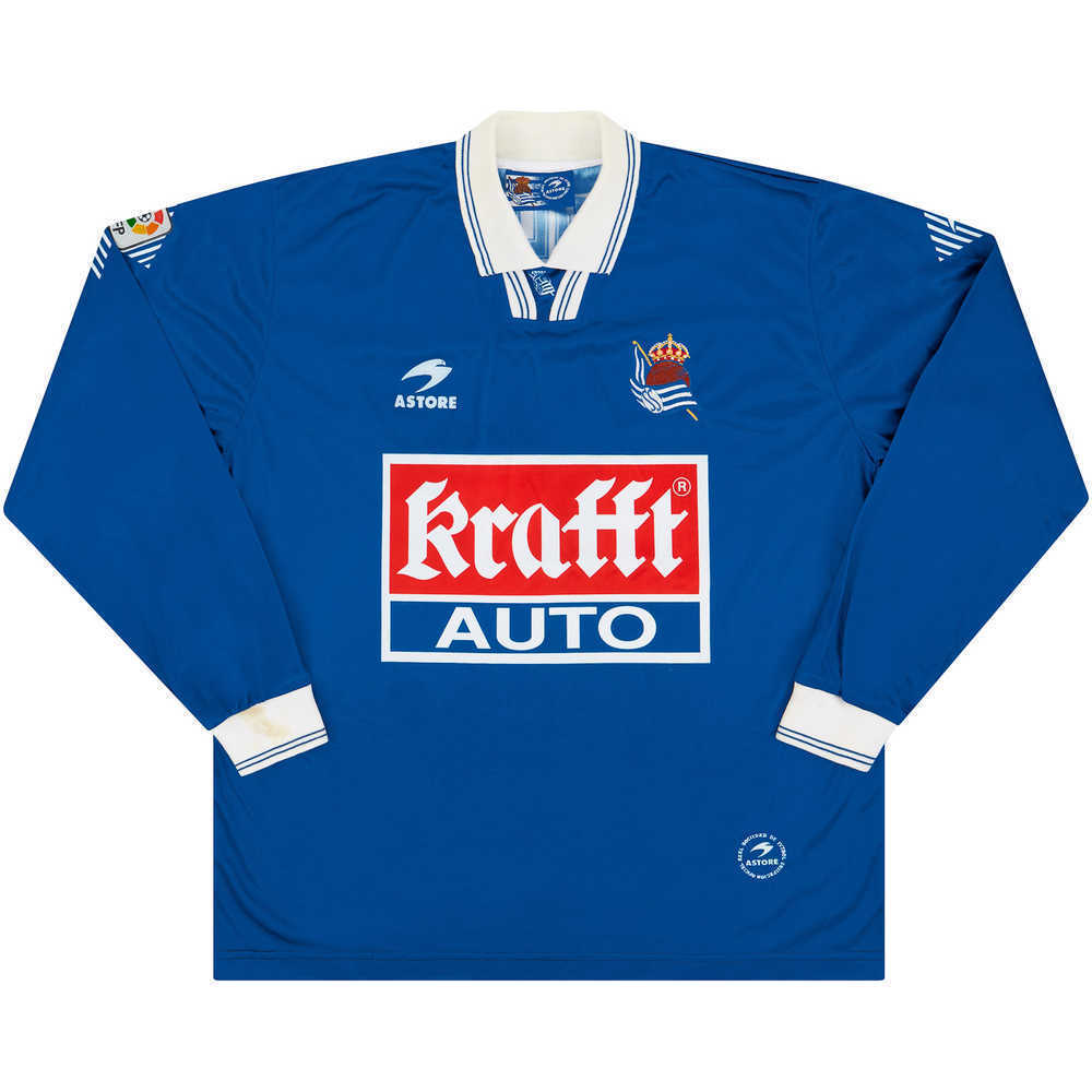 1996-97 Real Sociedad Match Issue Away L/S Shirt Mild #17