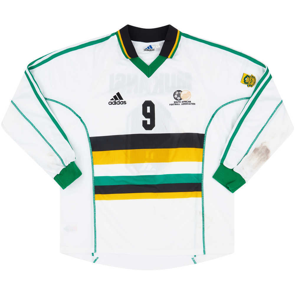 1999 South Africa Match Worn Home Shirt Mukansi #9 (v Denmark)