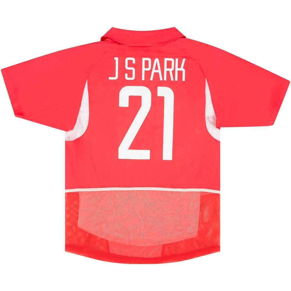 2002-03 South Korea Player Issue Home Shirt J S Park #21 (Excellent) L