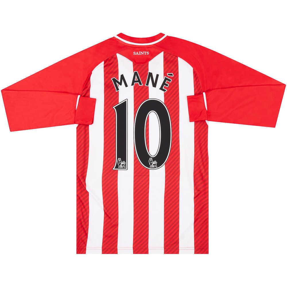 2014-15 Southampton Home L/S Shirt Mané #10 (Excellent) S