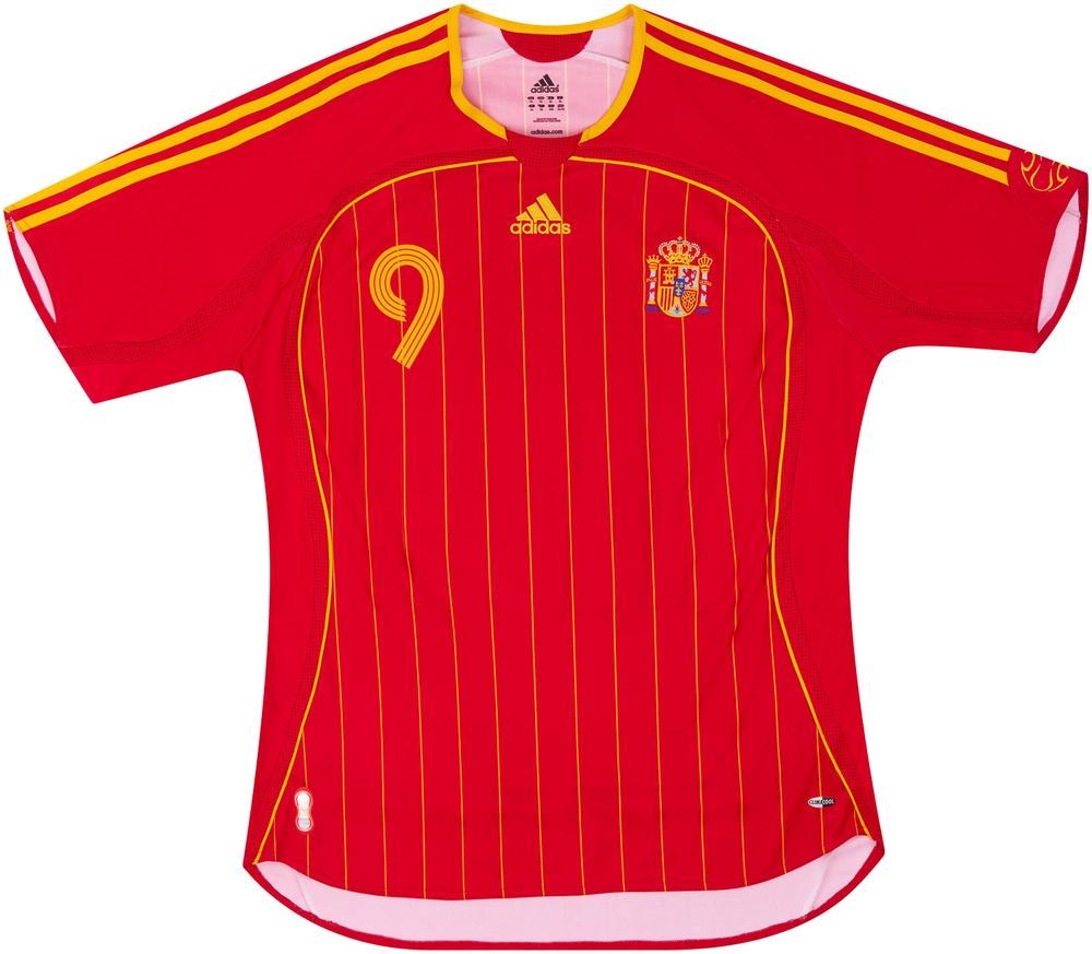 2006-08 Spain Home Shirt F.Torres #9 (Excellent) XL