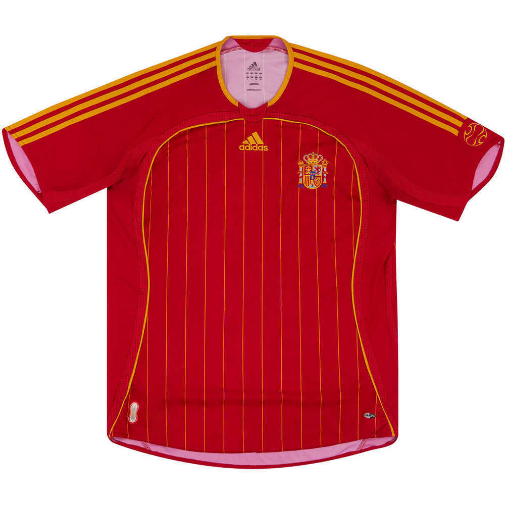 2006-08 Spain Home Shirt (Very Good - 6/10)