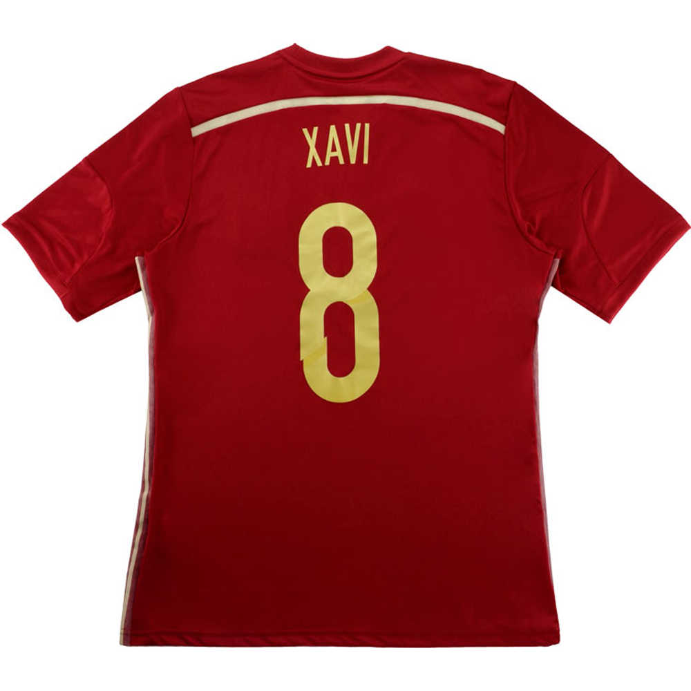 2013-15 Spain Home Shirt Xavi #8 *w/Tags* XL