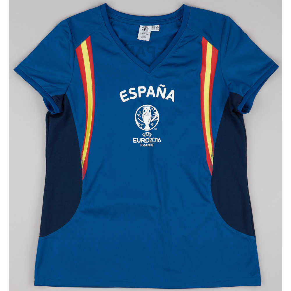 2016 Spain 'EURO 2016' Fan Tee (Excellent) Womens (L)