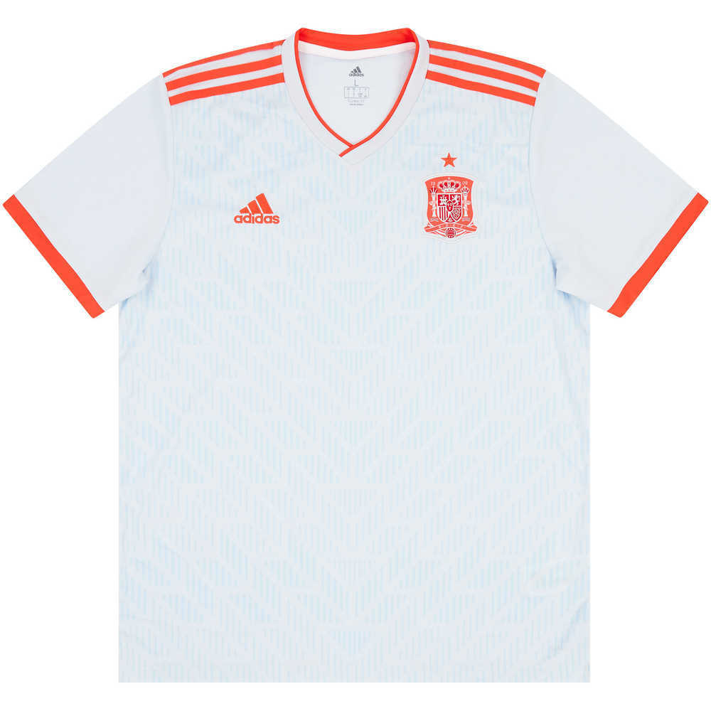 2018-19 Spain Away Shirt (Excellent) L